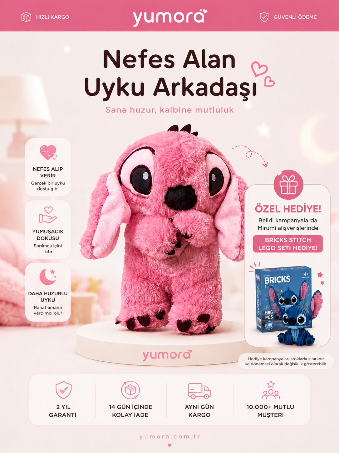 Yumora Nefes Alan Uyku Arkadaşı