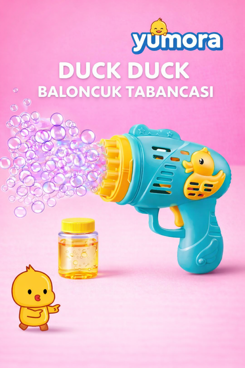 Yumora BubbleBloom™ Otomatik Baloncuk Tabancası 🫧✨